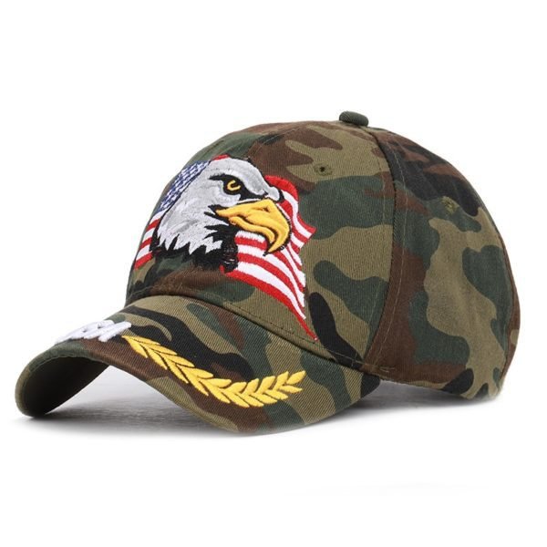 Chapeau-de-camionneur-pour-hommes,-casquette-de-Baseball,-style-patriotique,-aigle-chauve-et-drapeau-américain,-avec-broderie-3D,-ferme,-rabat-et-os
