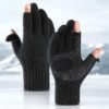 Gants de tricot d'hiver pour hommes de ski