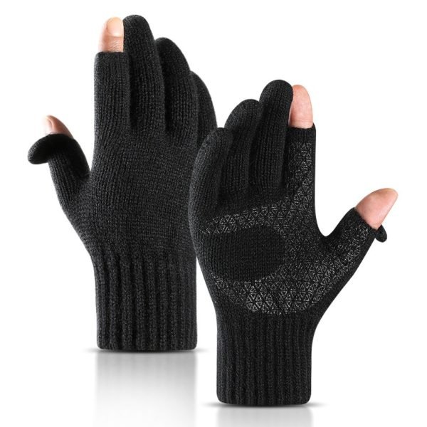 Gants-de-tricot-d'hiver-pour-hommes-en-plein-air-coupe-vent-gants-de-doigt-complet-épaissir-écran-tactile-chaud-gants-sans-doigts-gants-de-ski