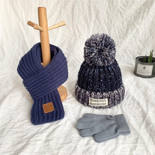 Automne-hiver-bébé-chapeau-écharpe-ensemble-de-gants-enfants-chaud-laine-chapeau-cou-wrap-garçons-et-filles-belle-laine-à-tricoter-chapeaux-et-écharpes