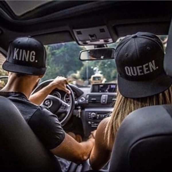 Casquette King et Queen pour couple casquette snapback homme et femme